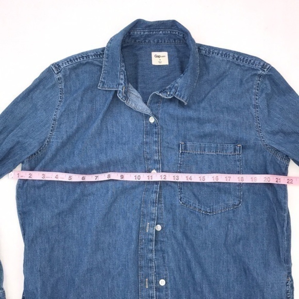 Gap Denim Long Sleeve Dress - Picture 4 of 8